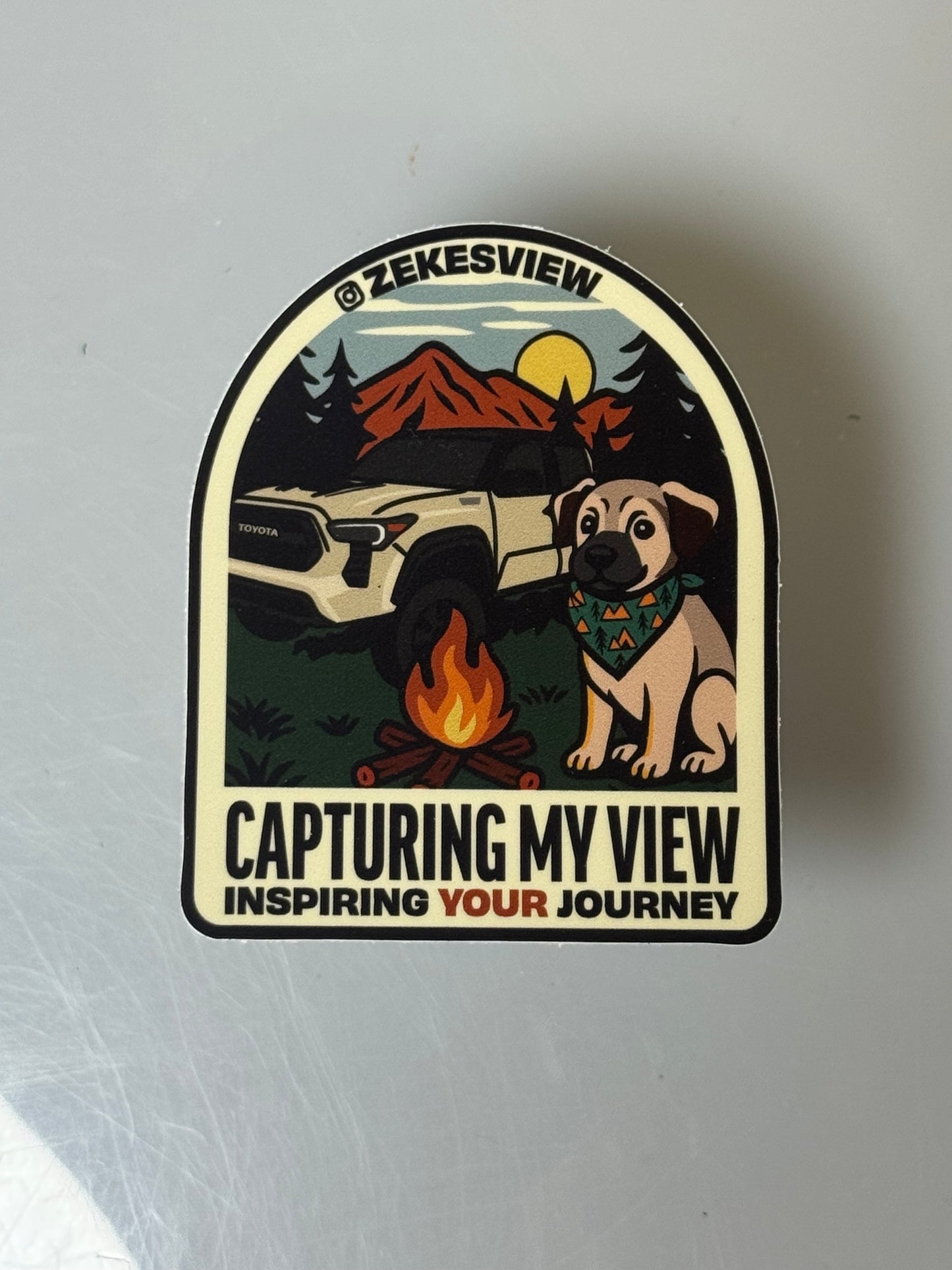 š¾ Zekeās View v2 Waterproof Vinyl Sticker ā TRD Pro Edition