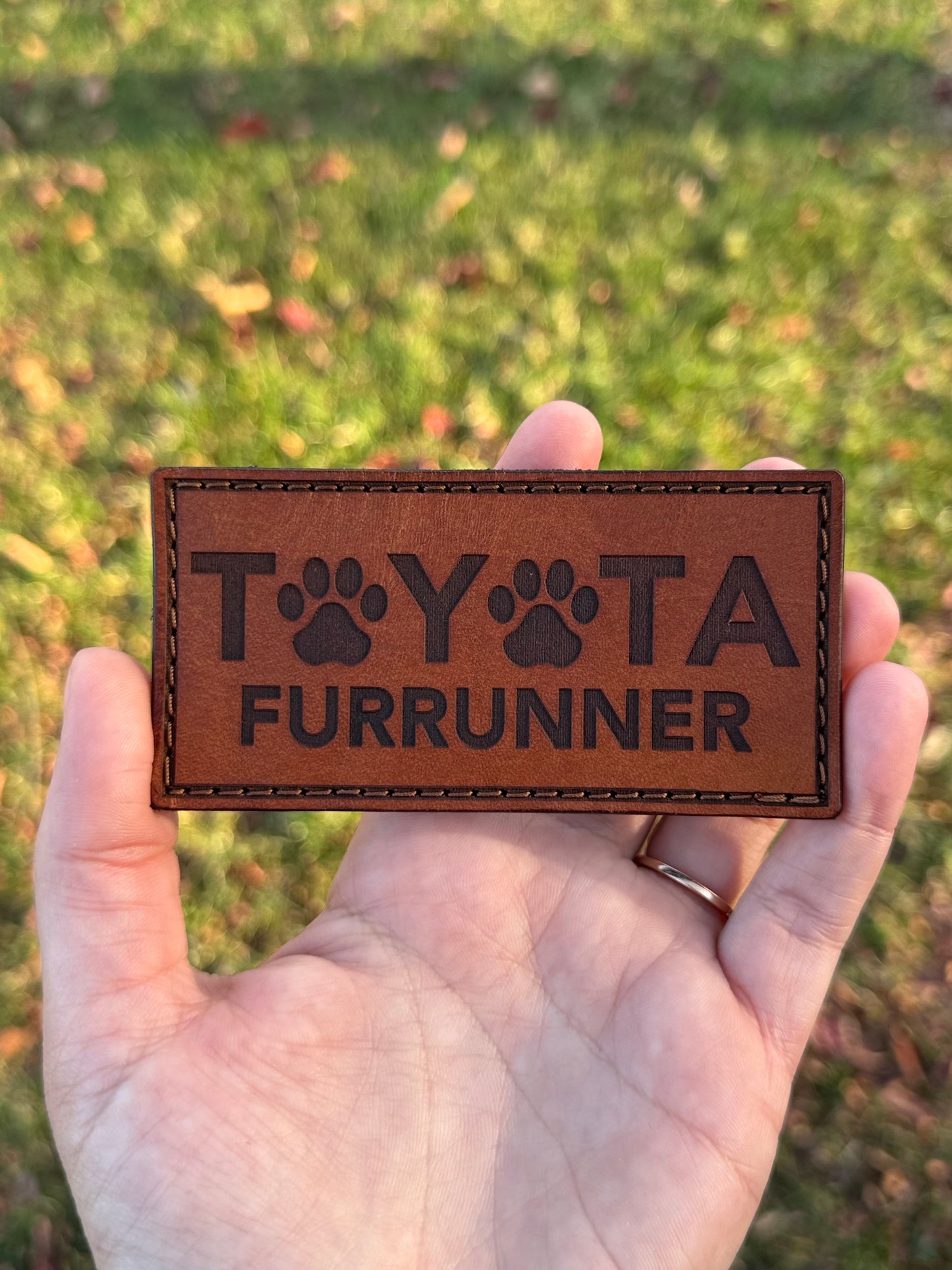 TheFurrunner Leather Patch