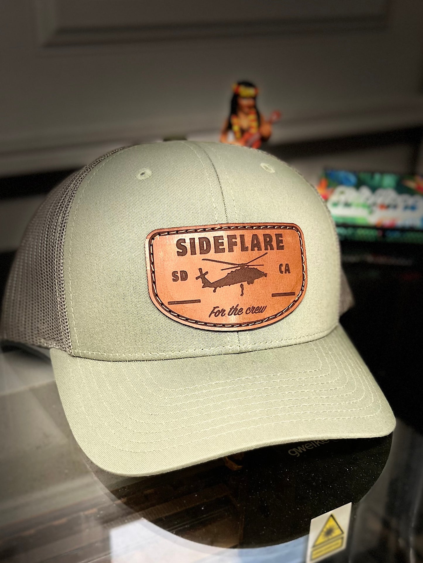 60S Flyer Leather Hat
