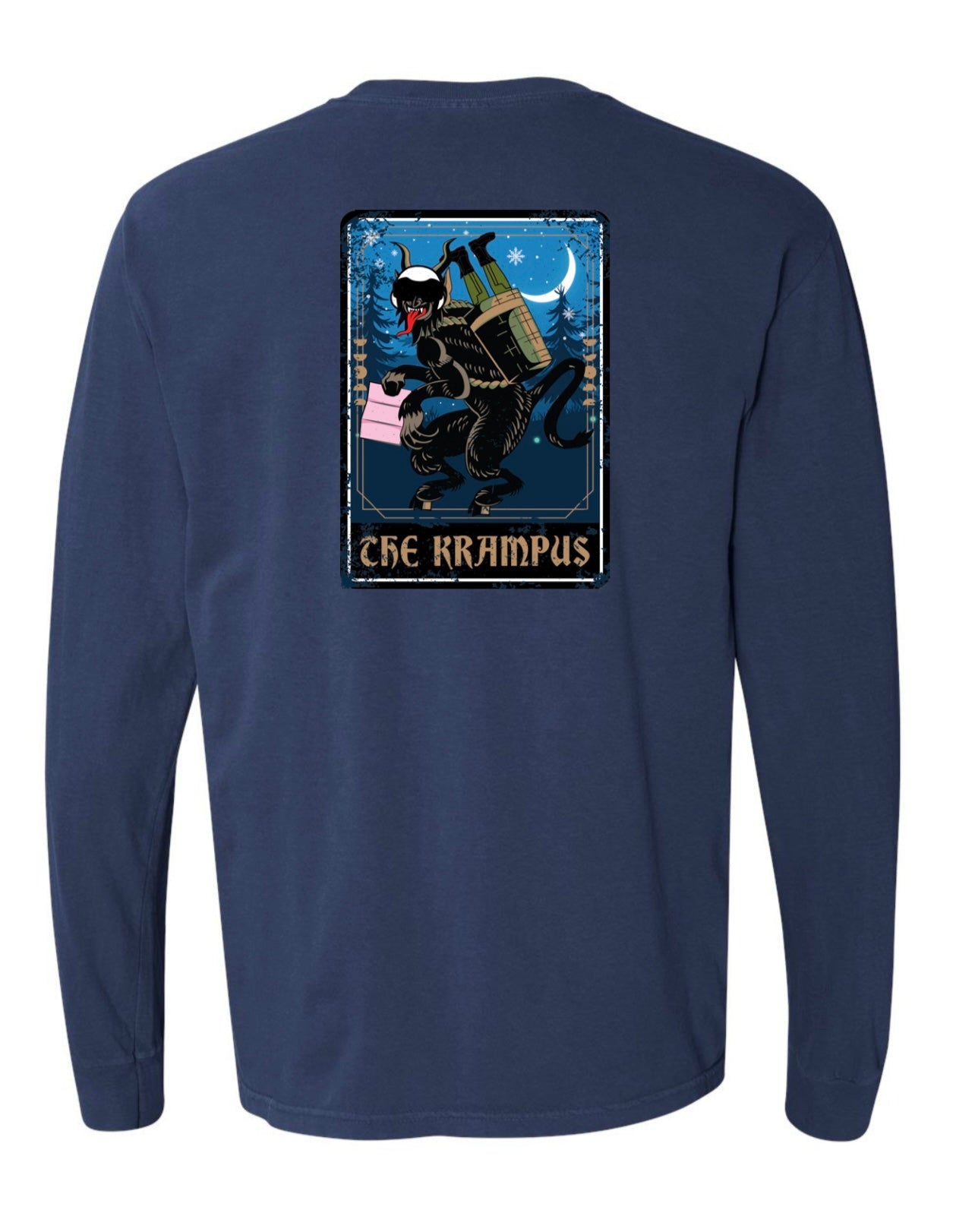 The Krampus Long Sleeve in Midnight Blue
