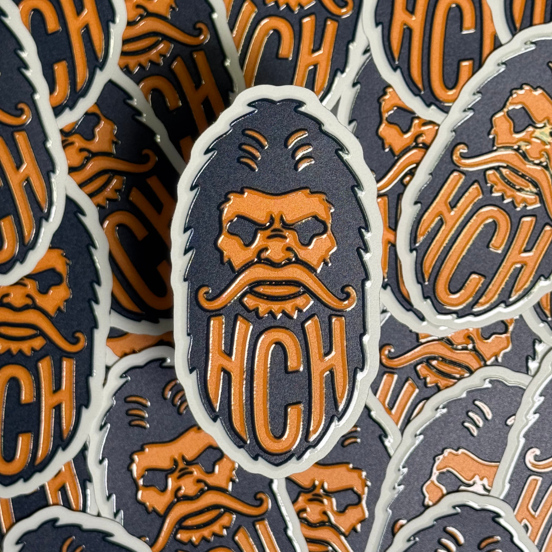 HCH Booger UV-Raised Sticker