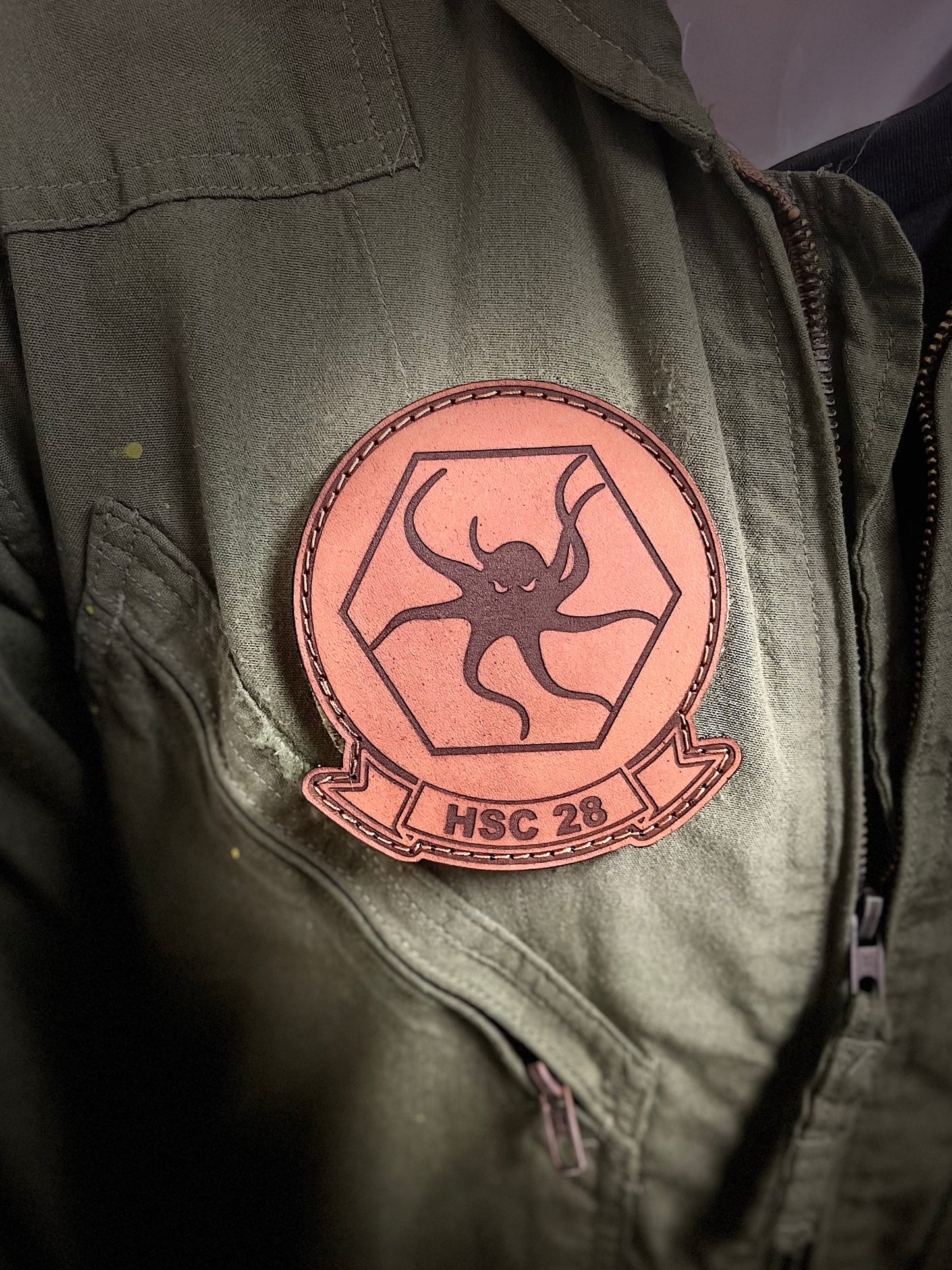 HSC-28 Leather Patch 4”