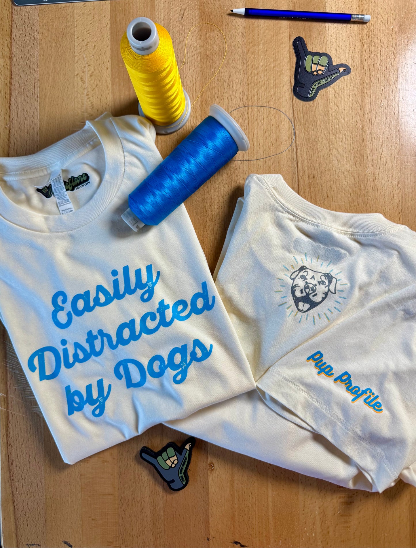 EASILY DISTRACTED BY DOGS | A Pup Profile Tee