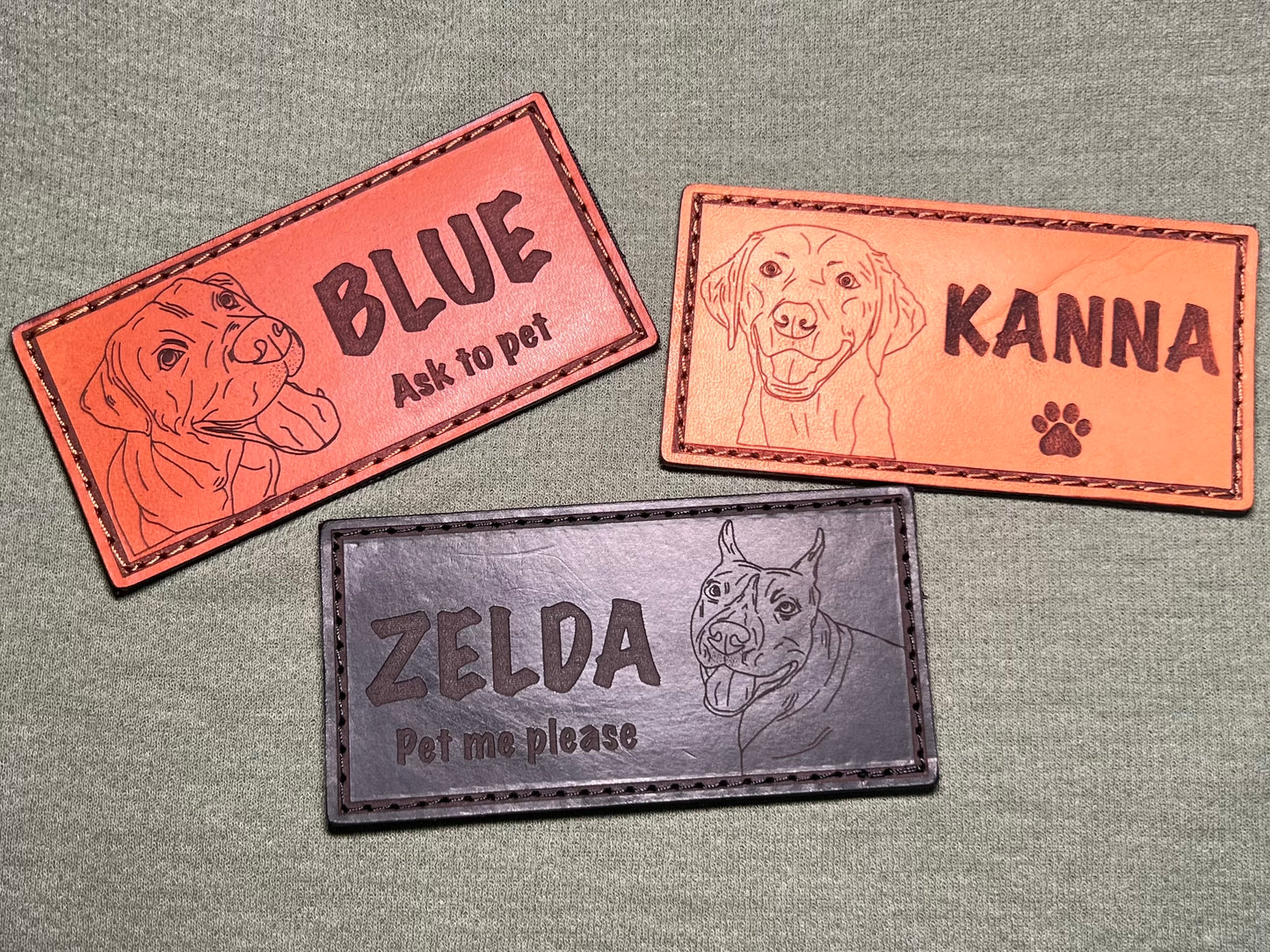 Pup Profile Collab: Leather Dog Name Tags