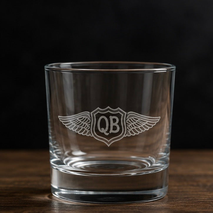 QB Rocks Glass