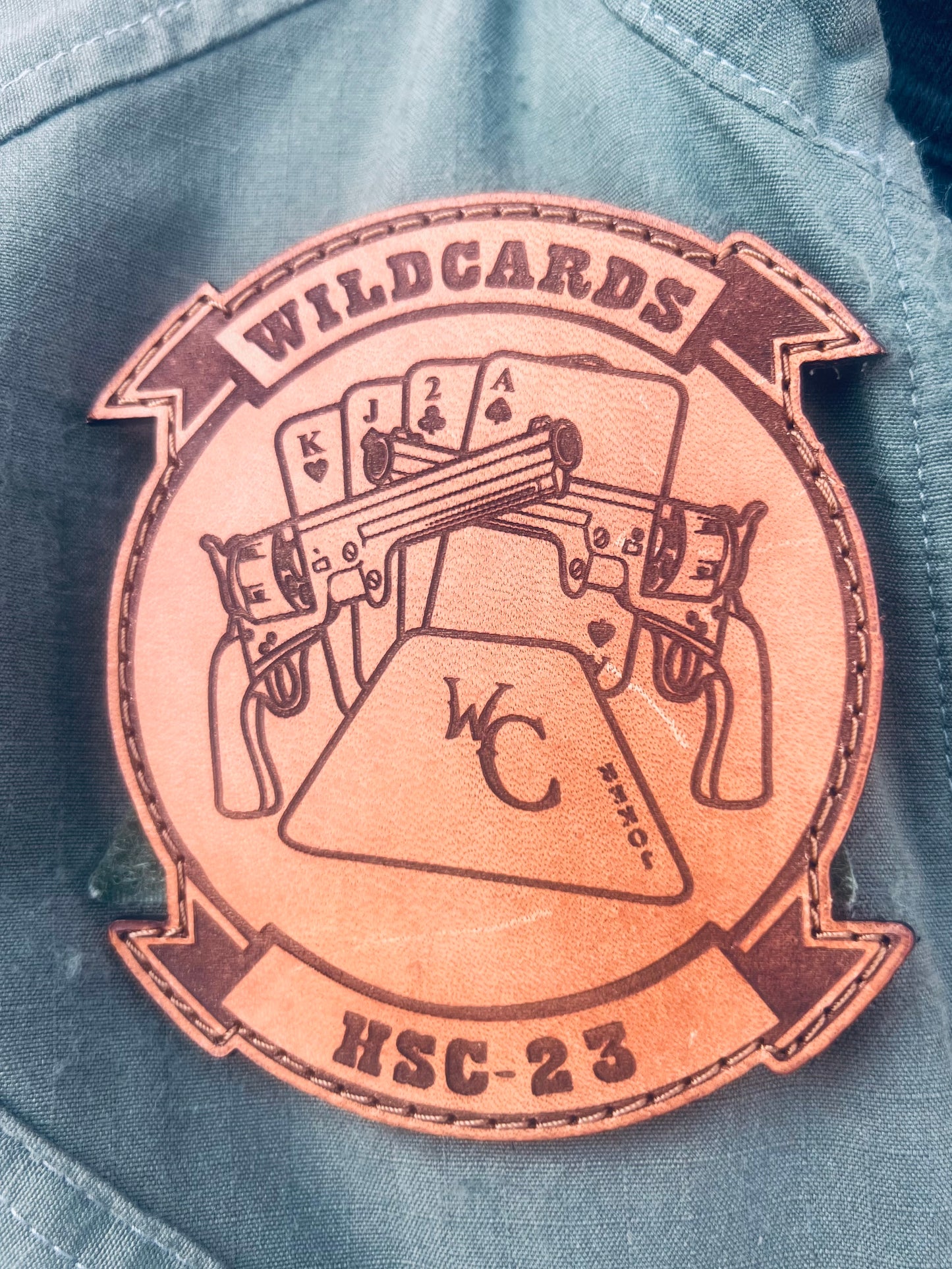 HSC-23 Leather Patch 4”