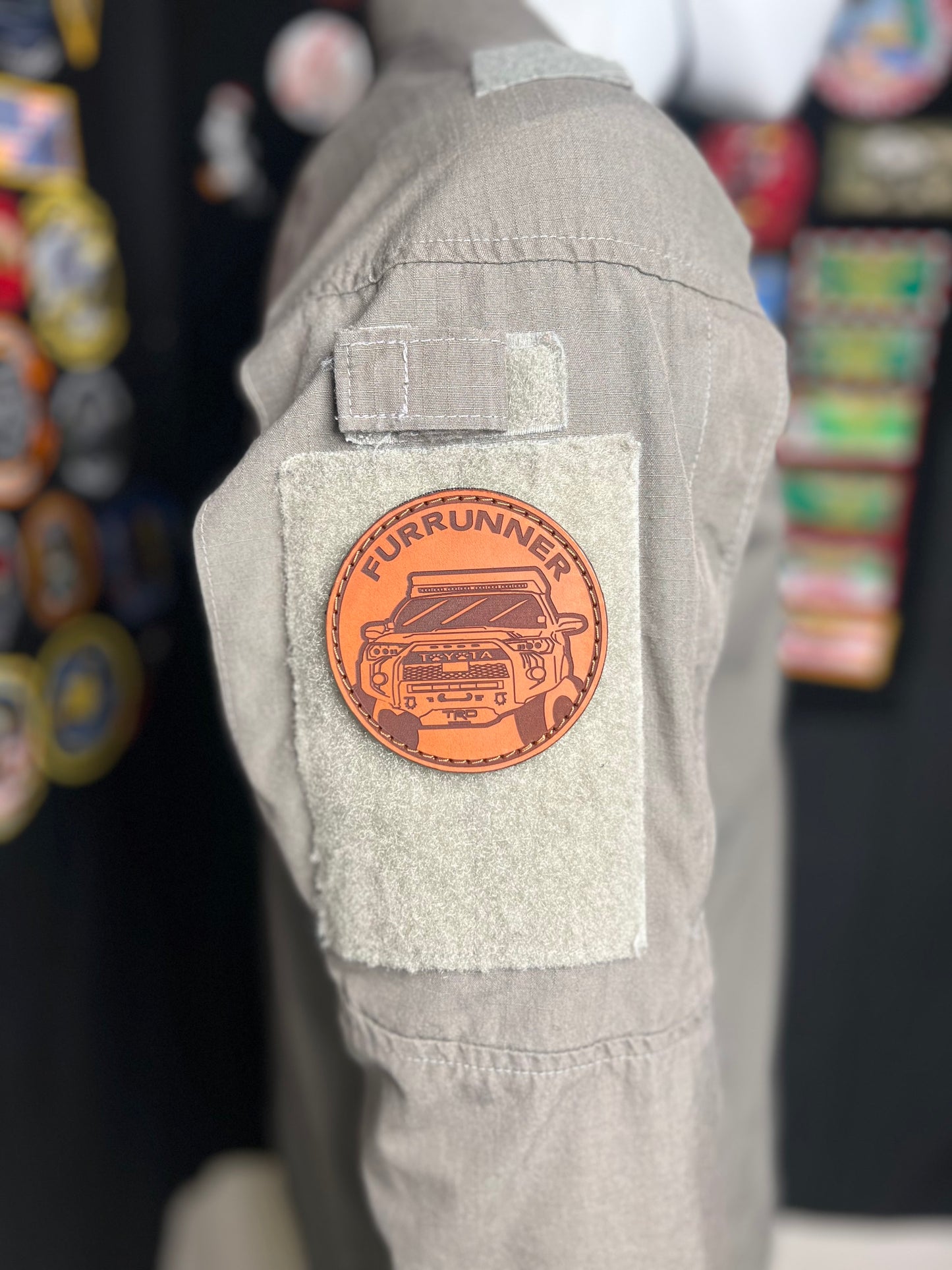 NEW! @thefurrunner Grill Leather Patch