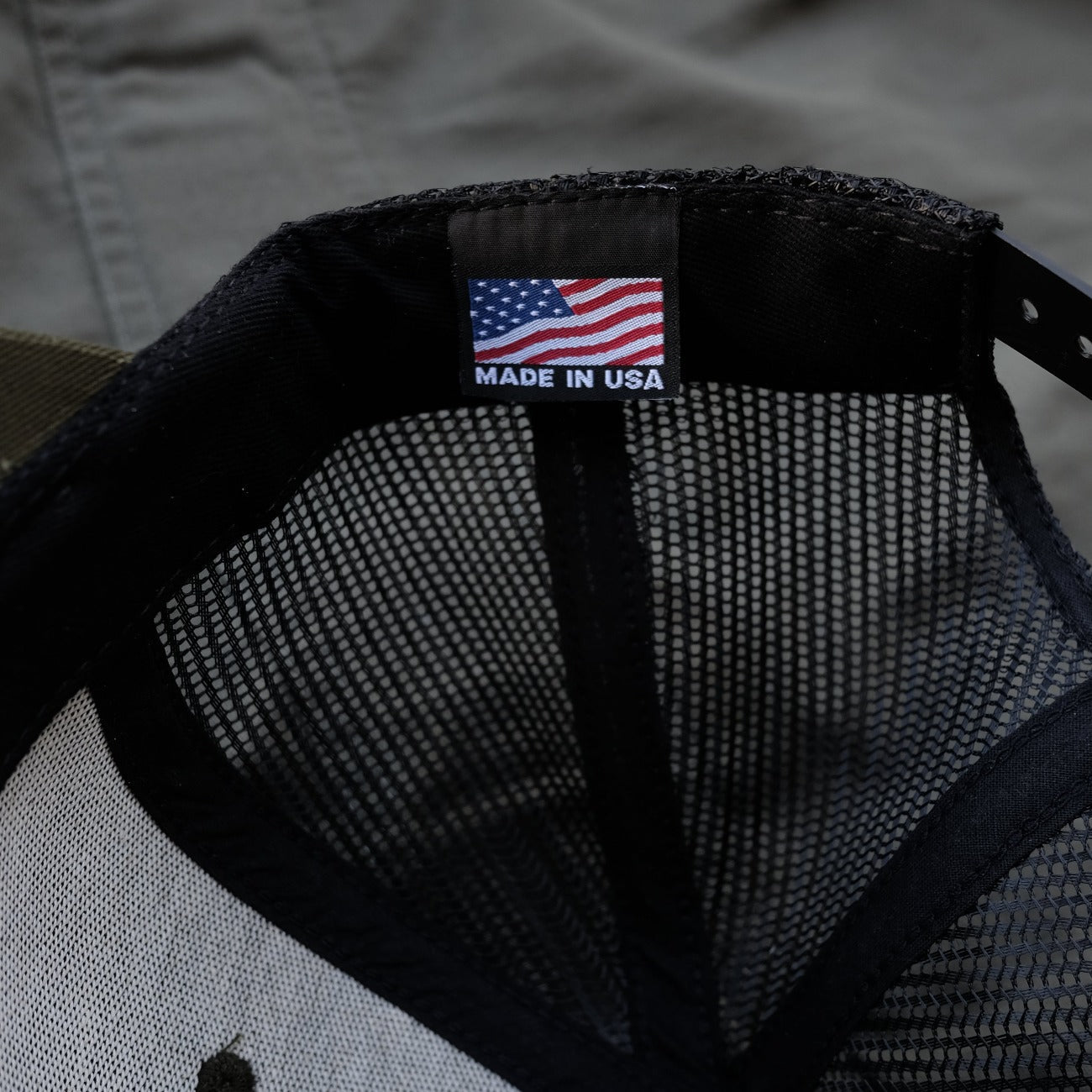 Sideflare Leather Patch Surf Mesh Backed Hat