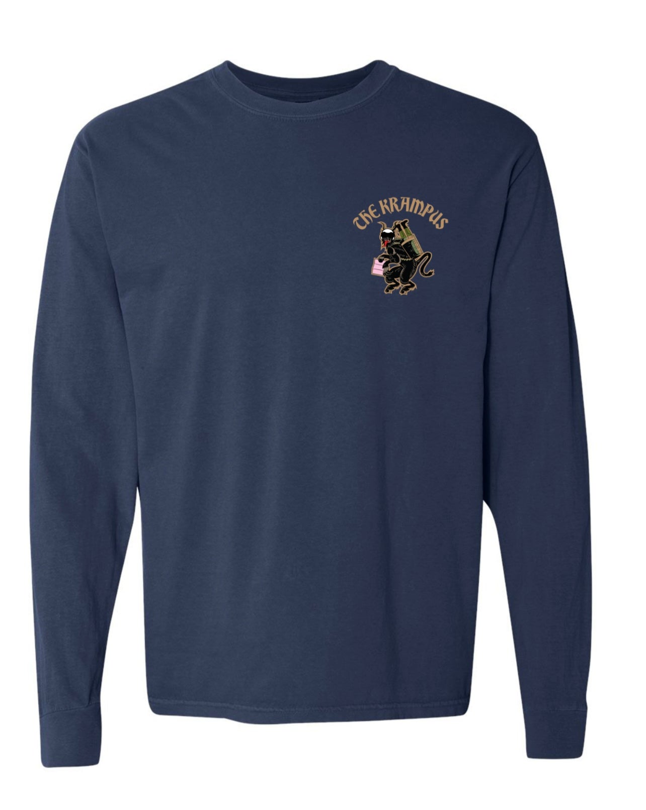 The Krampus Long Sleeve in Midnight Blue