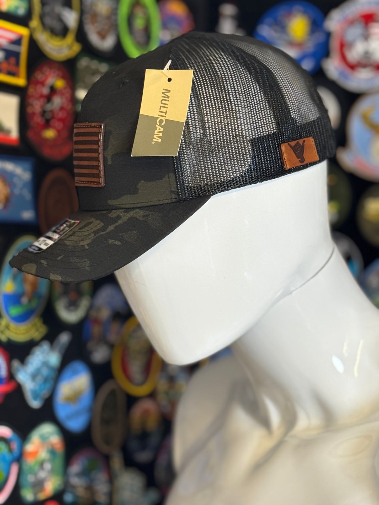 The American Flag Leather Patch Hat