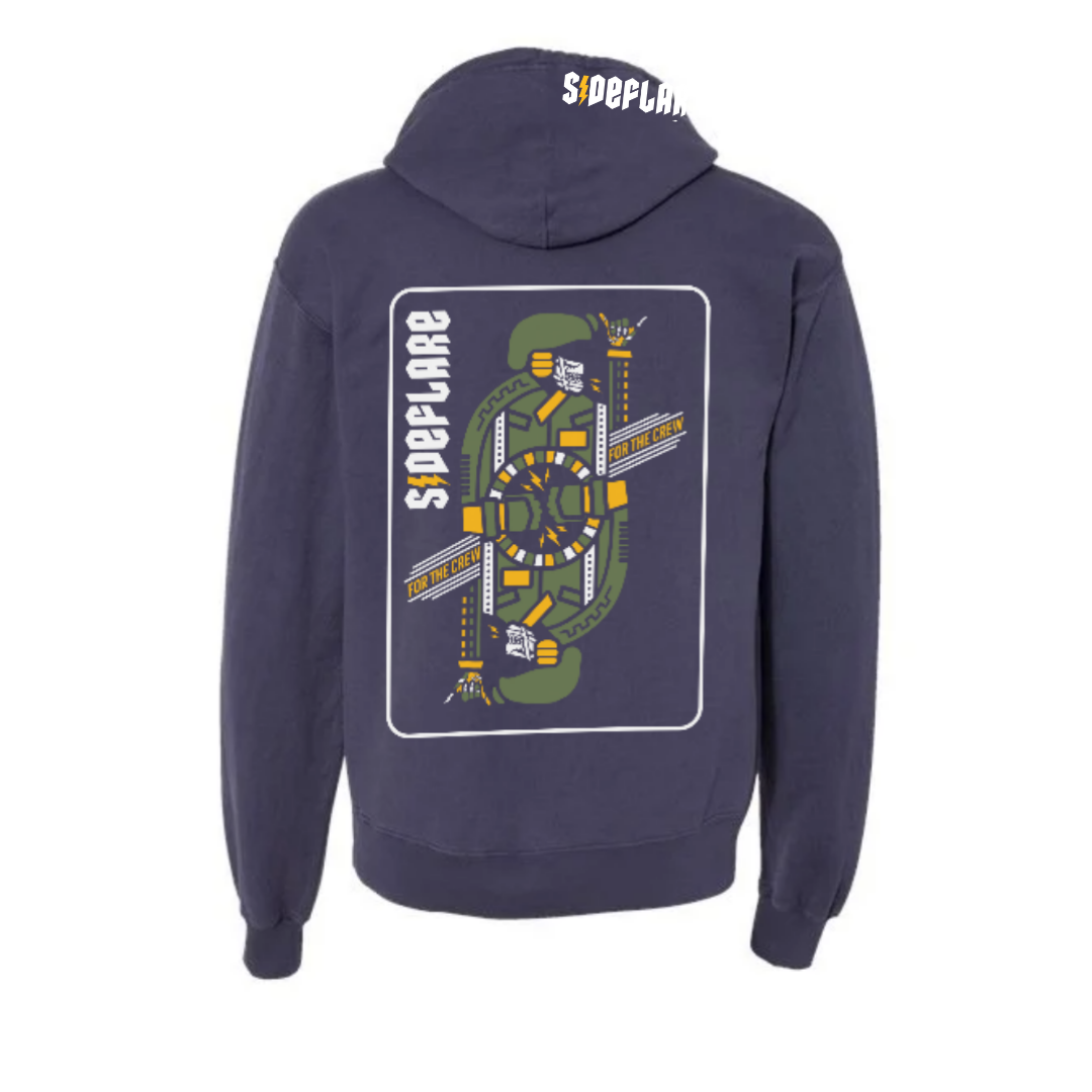 SIDEFLARE HOUSE CARD HOODIE