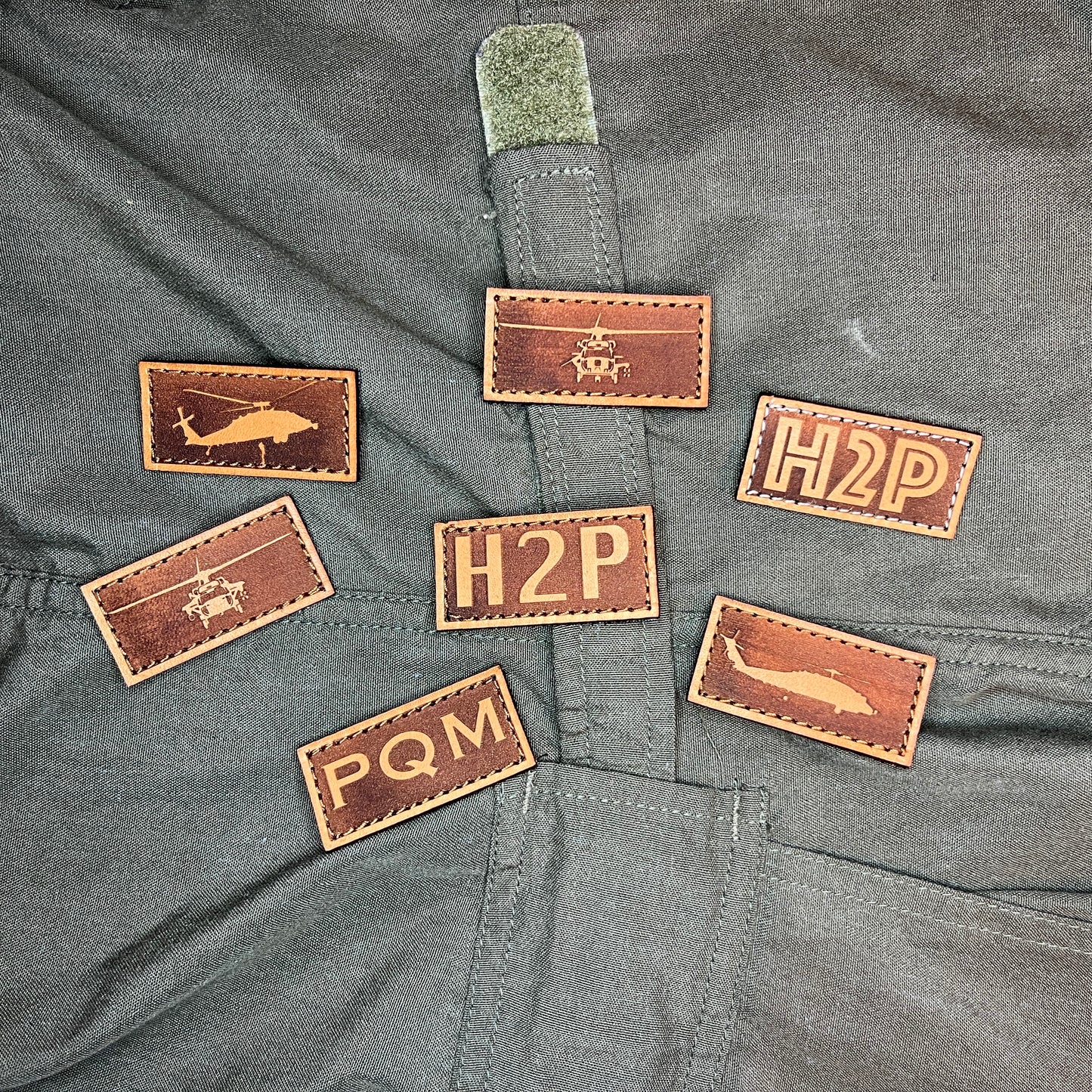 Leather Pen Tab Patch