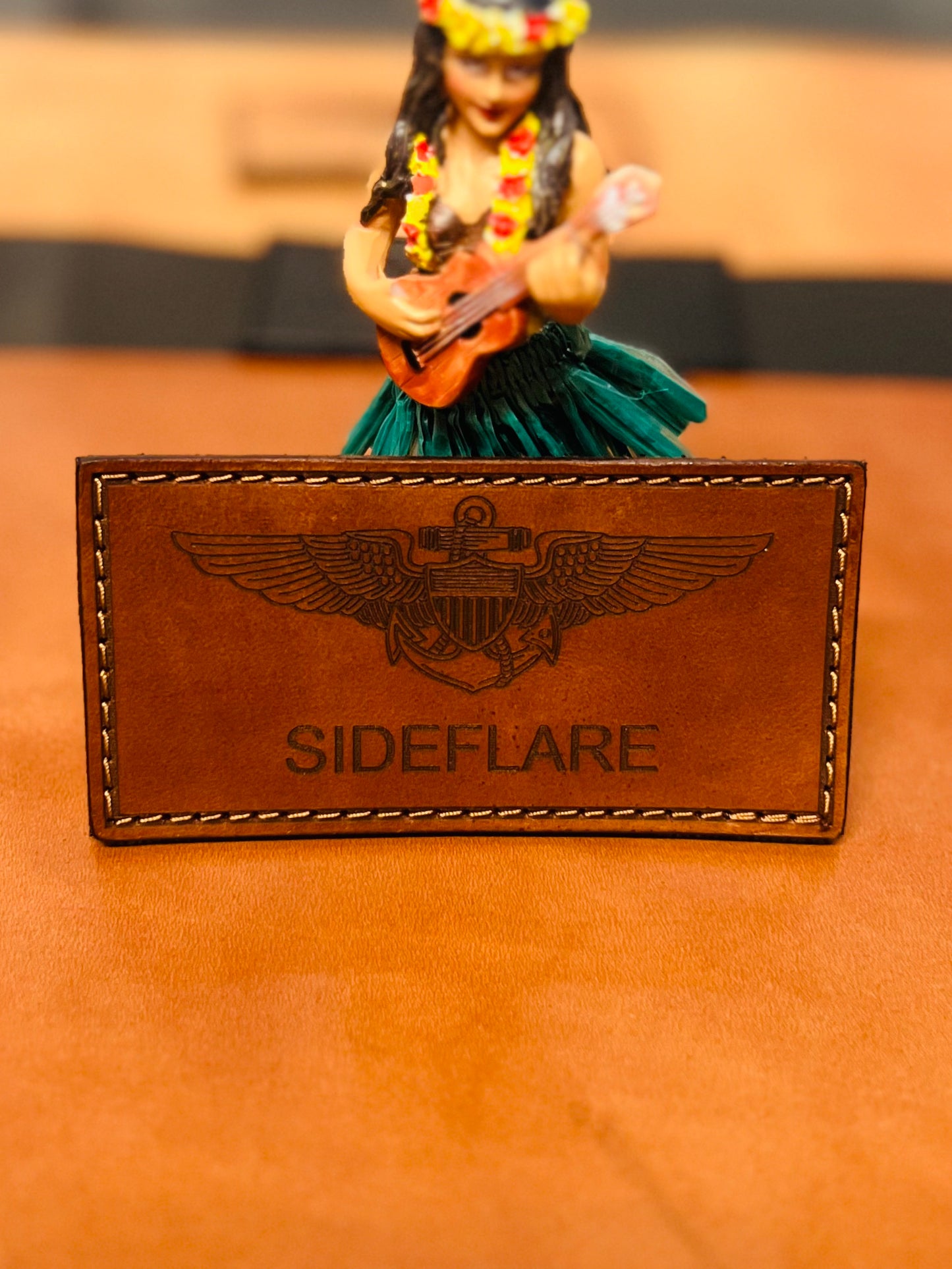 Leather Name Tag