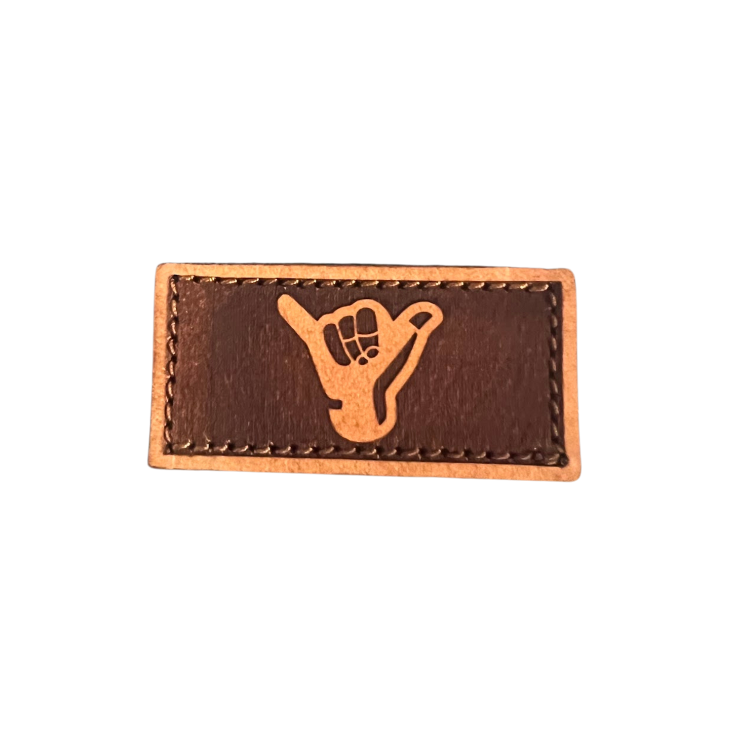 Leather Pen Tab Patch