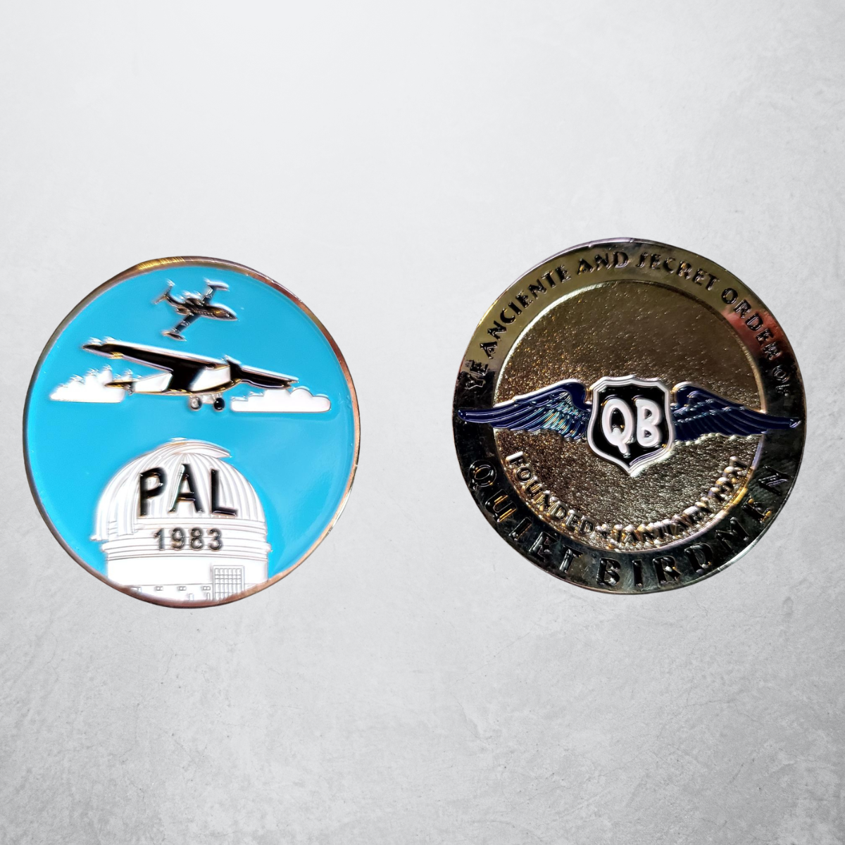 Palomar Hangar Challenge Coin
