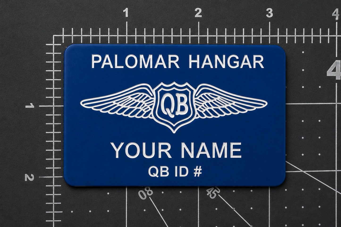 Palomar Hangar Member Name Tag