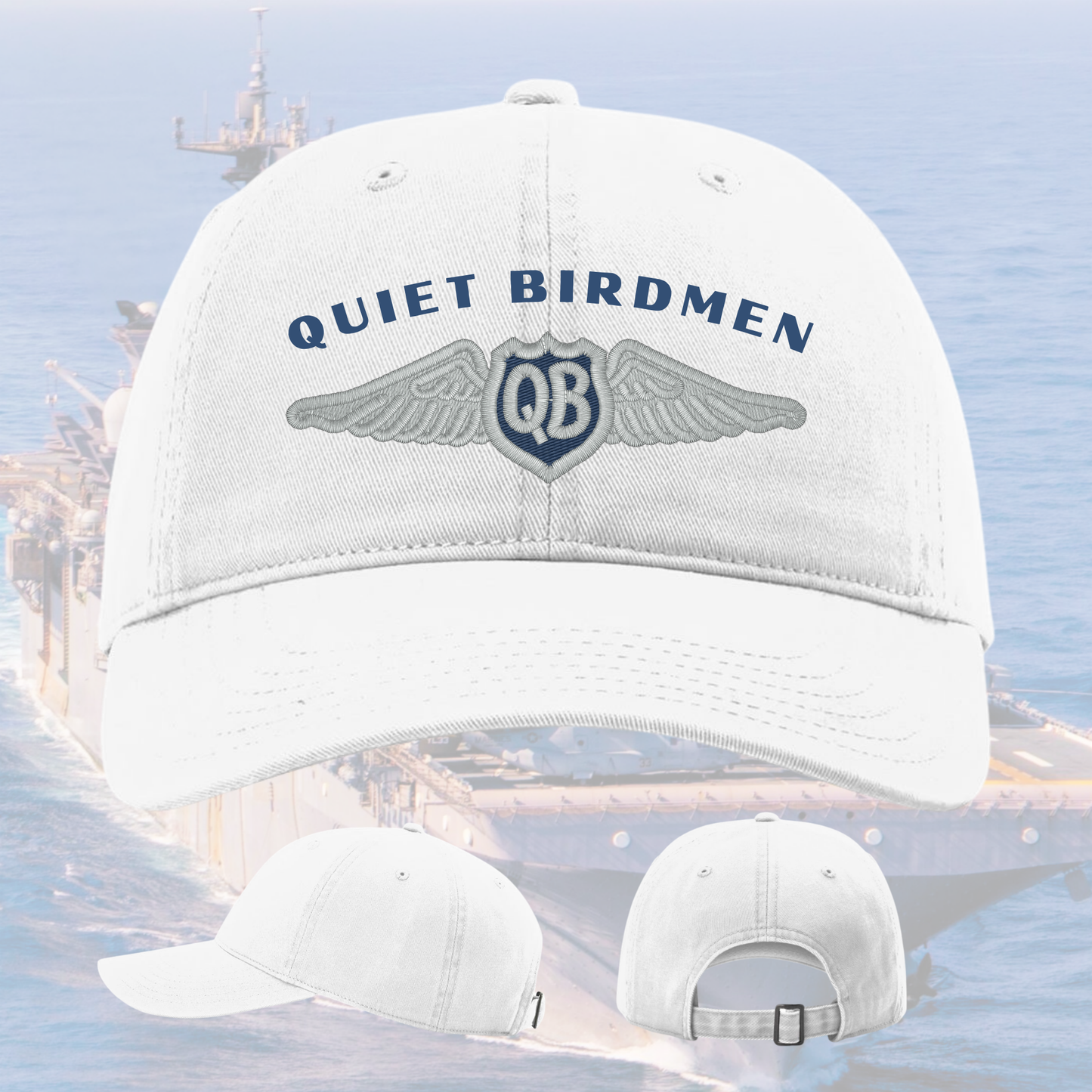 Quiet Birdmen Embroidered Cap