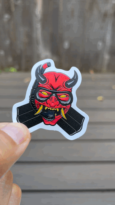 Oni Red Sticker