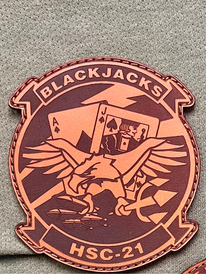 HSC-21 Leather Patch 4”