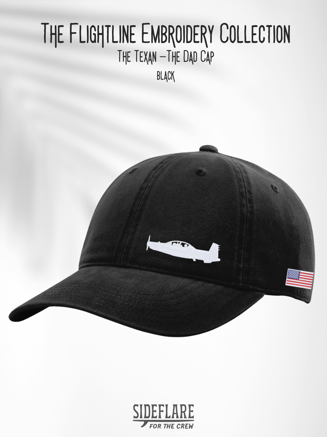 Flightline Embroidered Dad Hat | The Texan