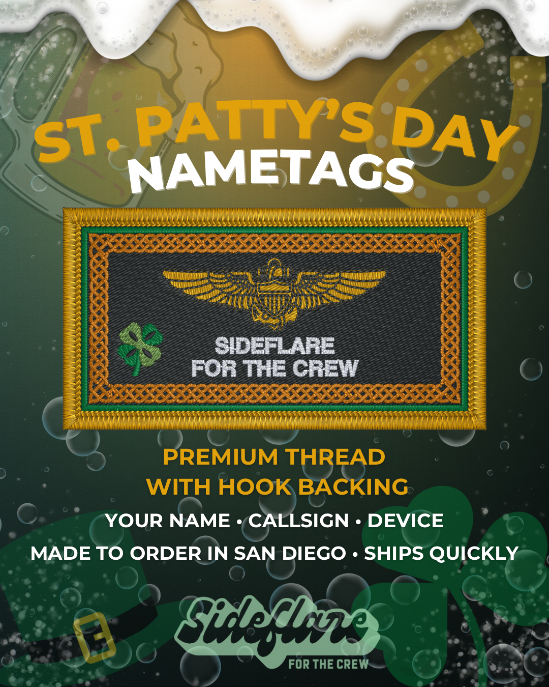 Saint Patrick’s Day Name Tags ☘️