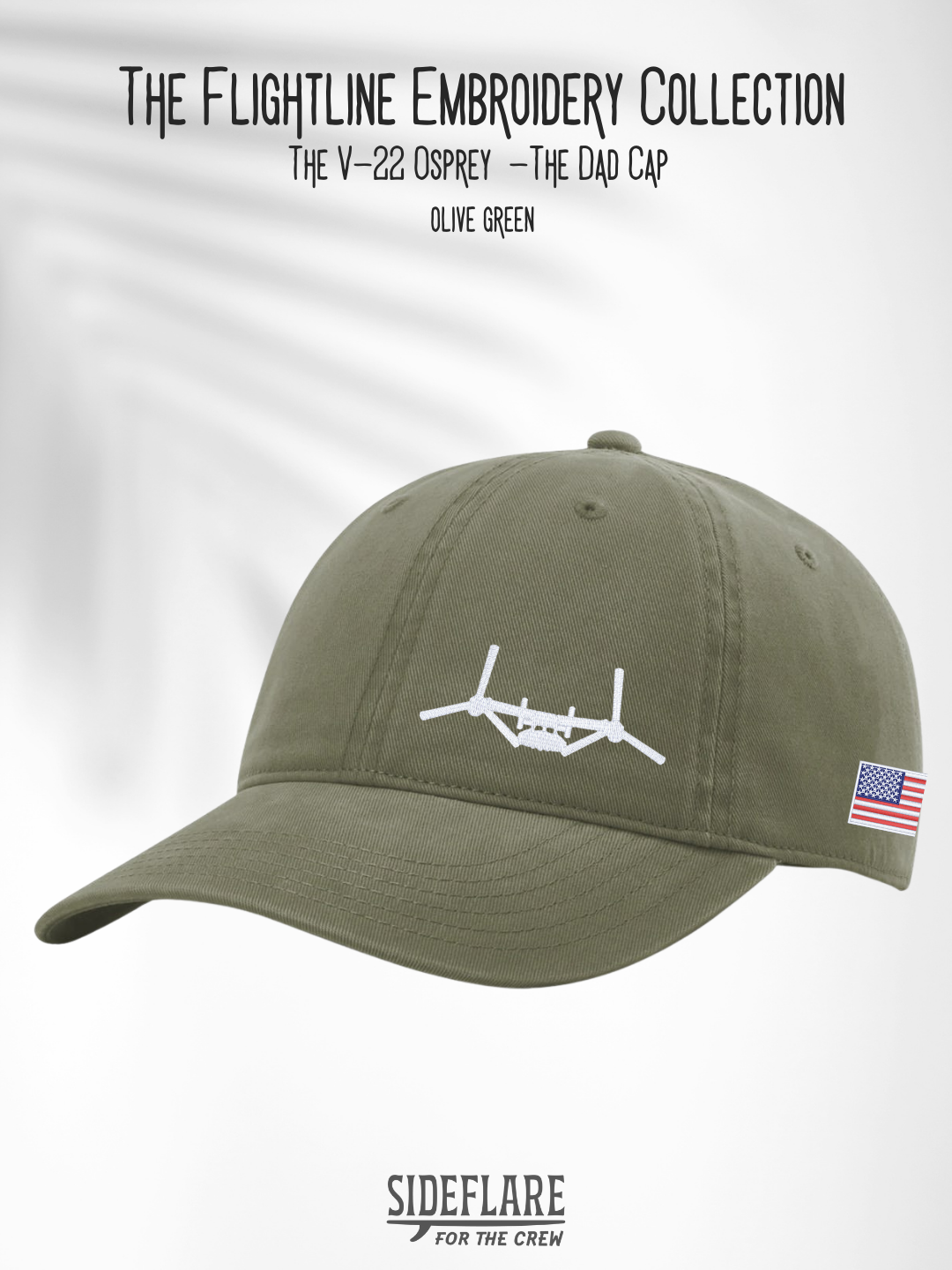Flightline Embroidered Dad Hat | The Osprey