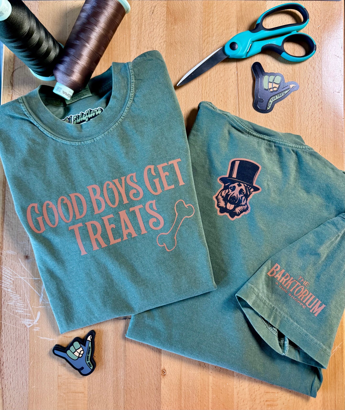 GOOD BOYS GET TREATS | The Barktorium Tee