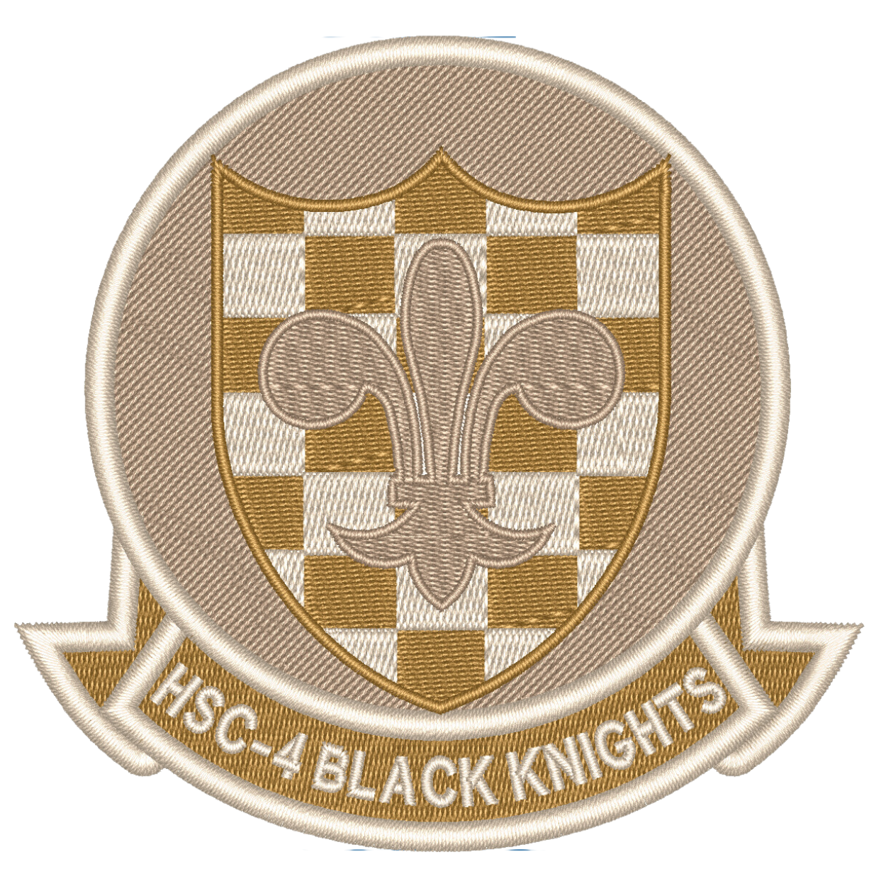 HSC-4 Crest Tan Patch
