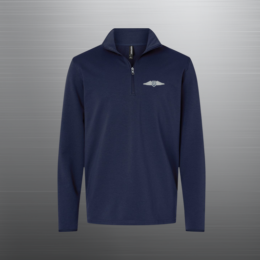 Quiet Birdmen Quarter-Zip Pullover