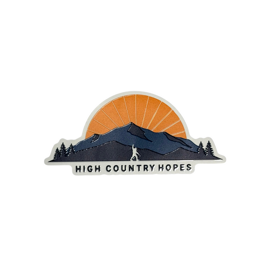 High Country Hopes UV-Raised Sticker