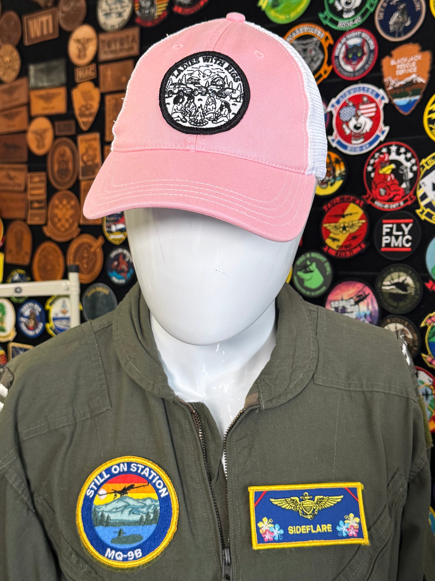 Ladies With Rigs Embroidered Patch Hat