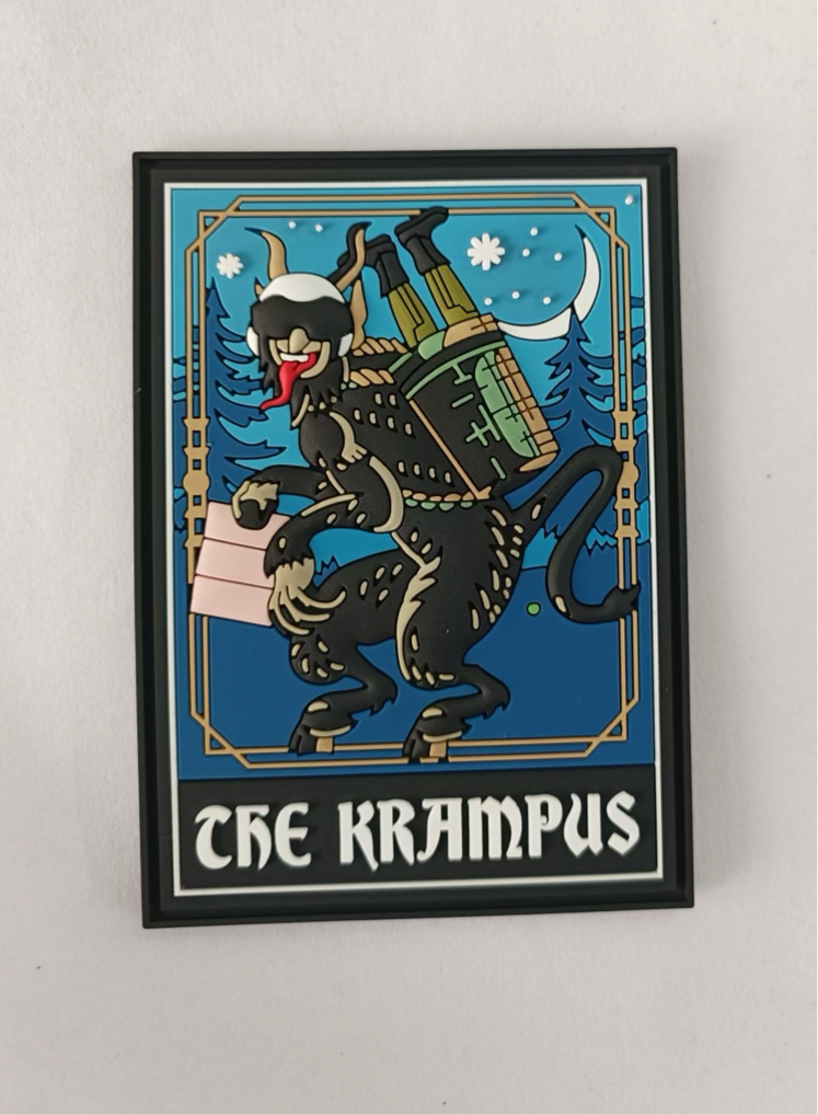 The Krampus patch in PVC