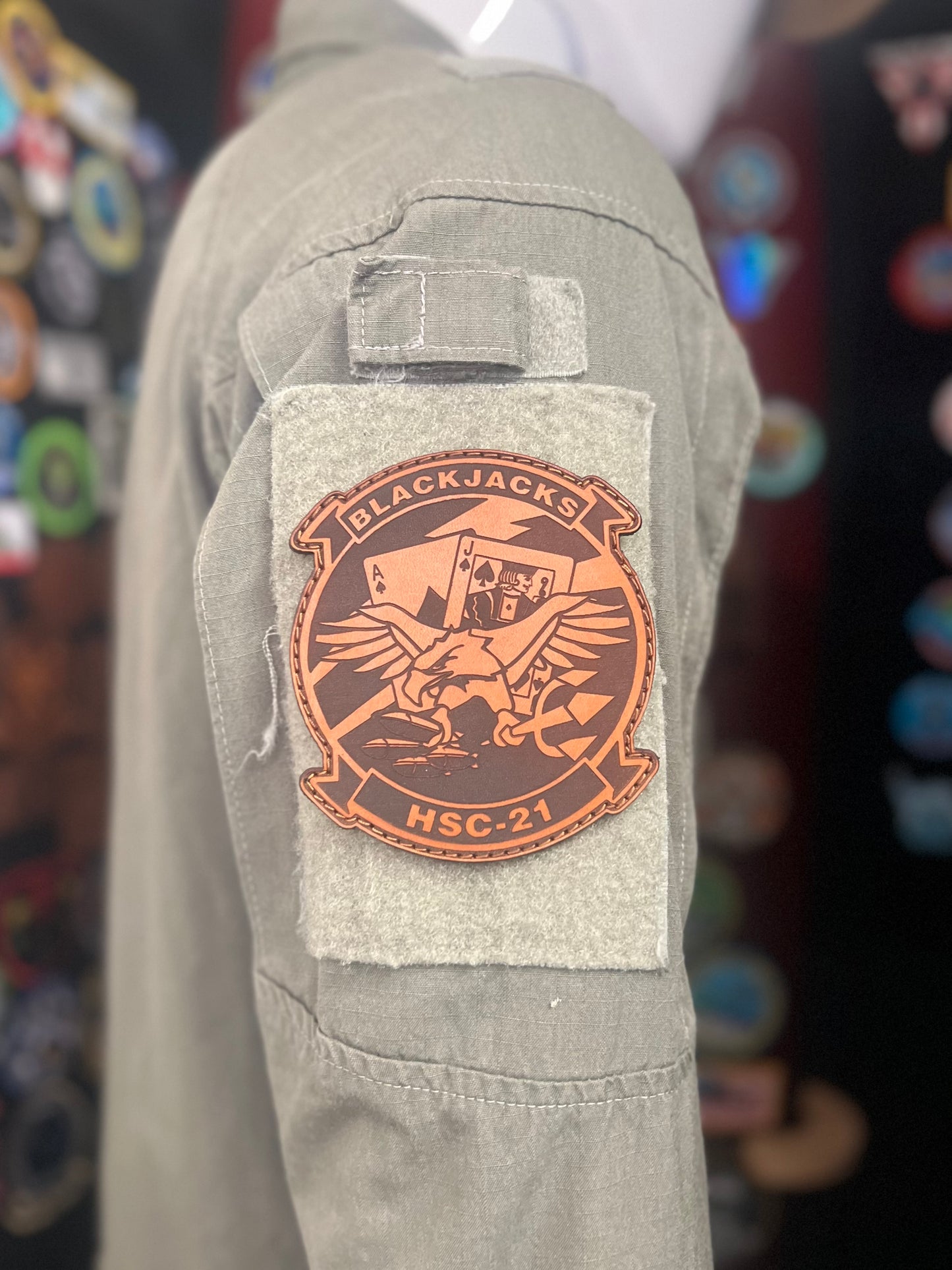 HSC-21 Leather Patch 4”