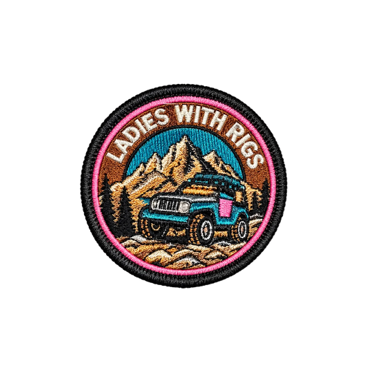 Ladies with Rigs Embroidered Patch