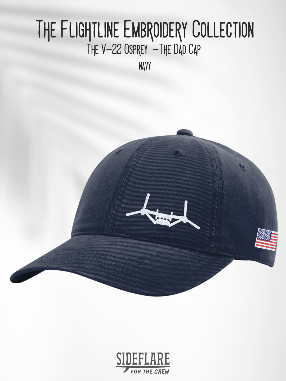 Flightline Embroidered Dad Hat | The Osprey