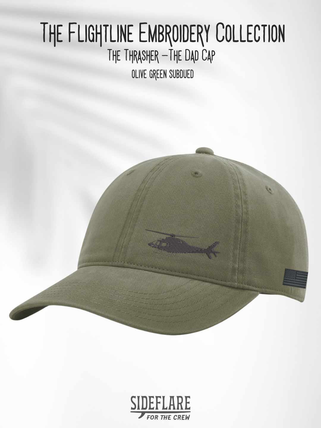 Flightline Embroidered Dad Hat | The Thrasher