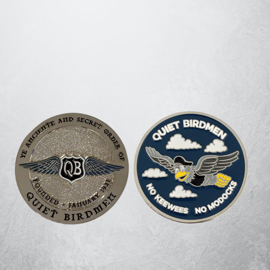 Quiet Birdmen Challenge Coin