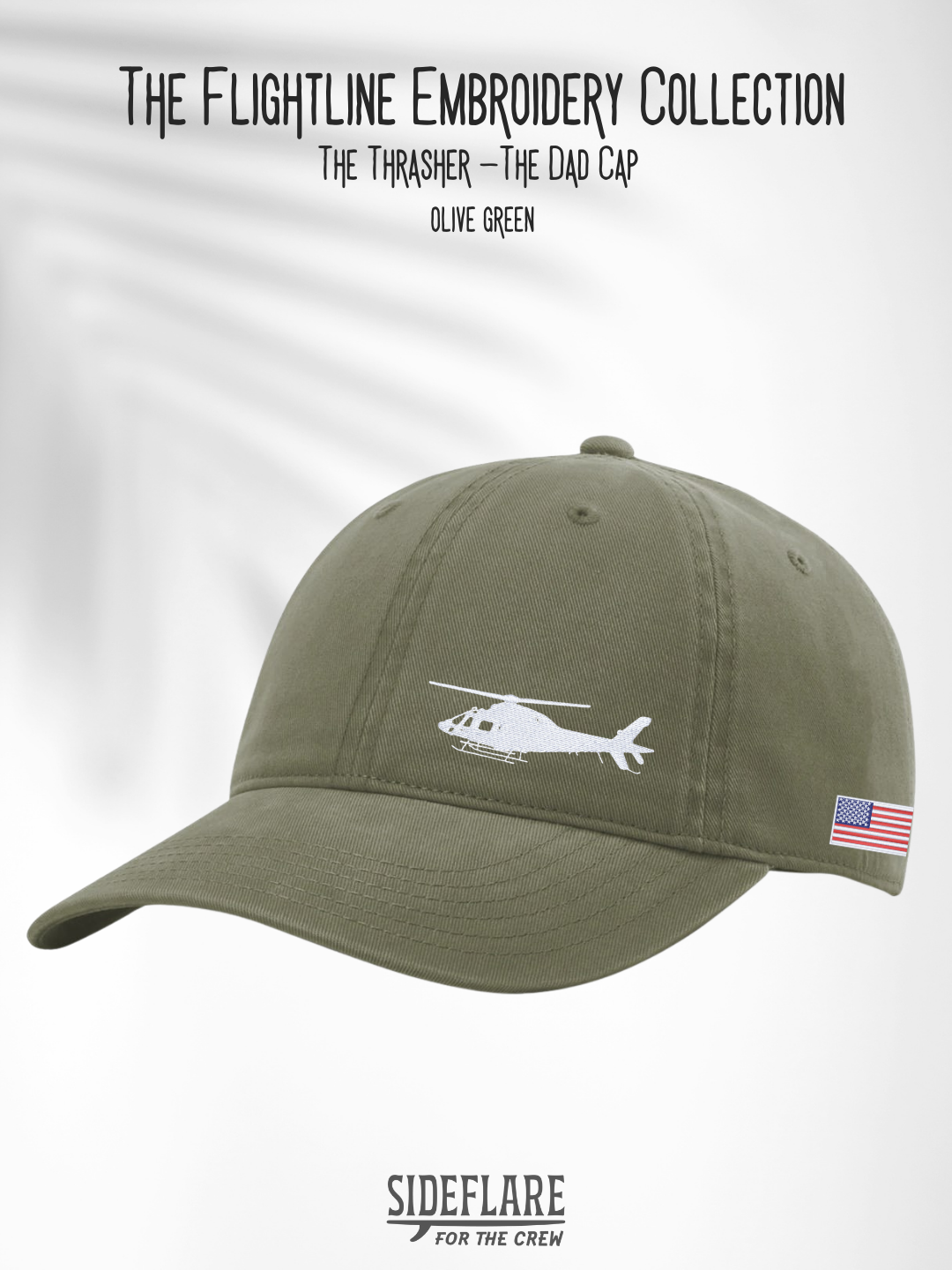 Flightline Embroidered Dad Hat | The Thrasher