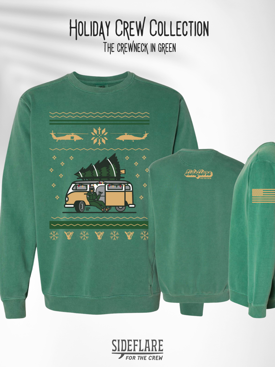 Flightline Holiday Crewneck