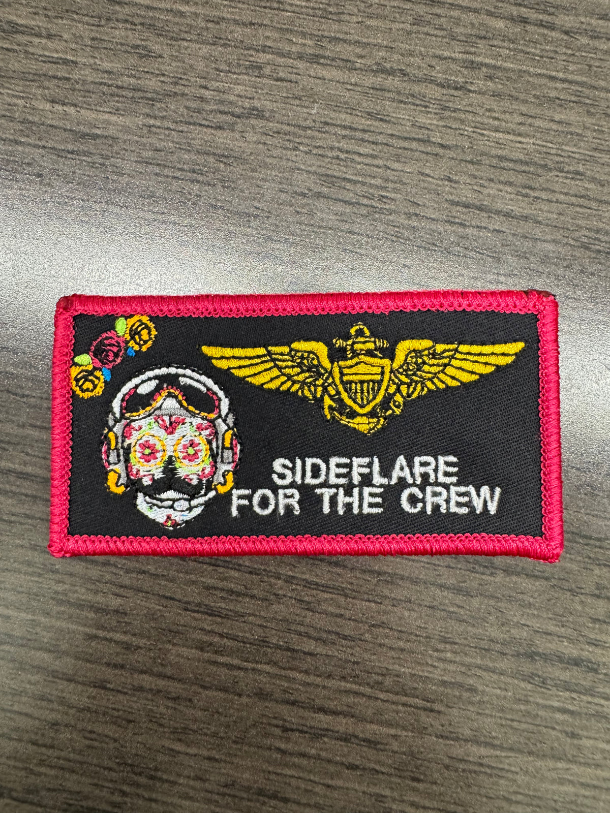 Candy Skull Custom Name Tag