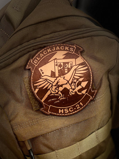 HSC-21 Leather Patch 4”