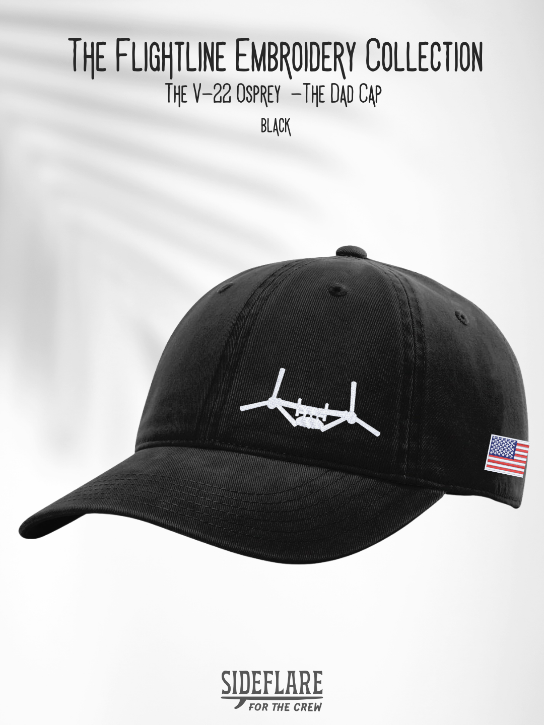 Flightline Embroidered Dad Hat | The Osprey