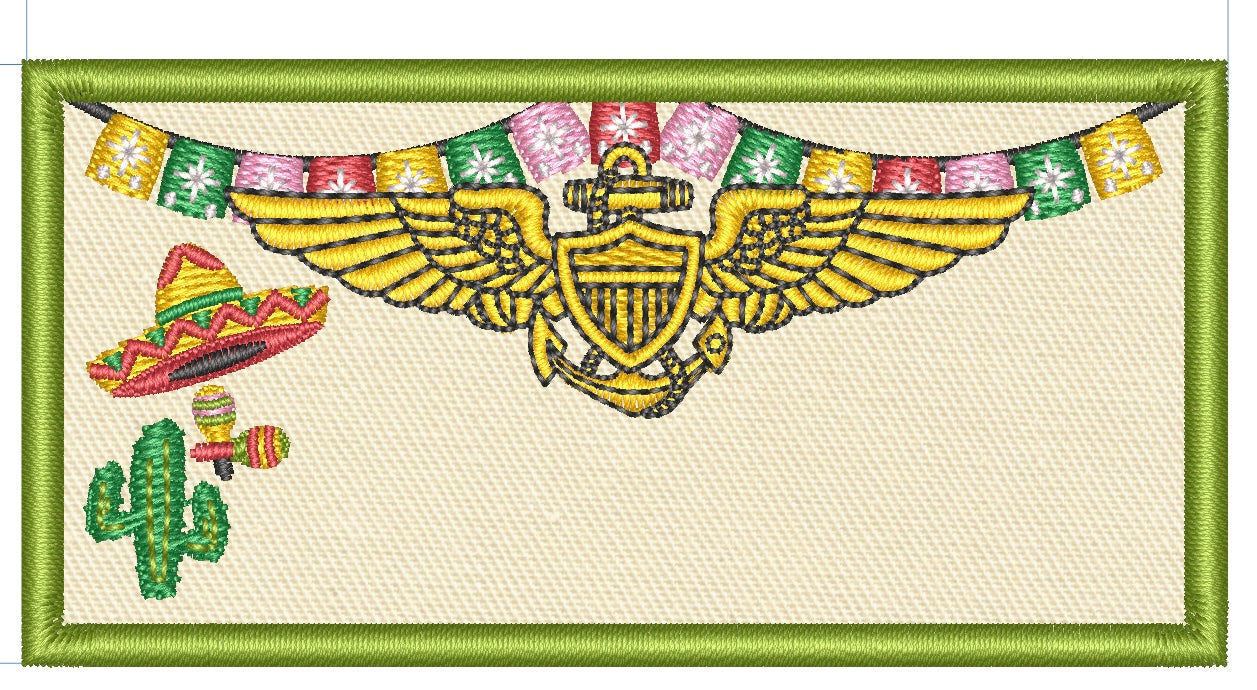 Cinco De Mayo: Flight Suit Name Tag