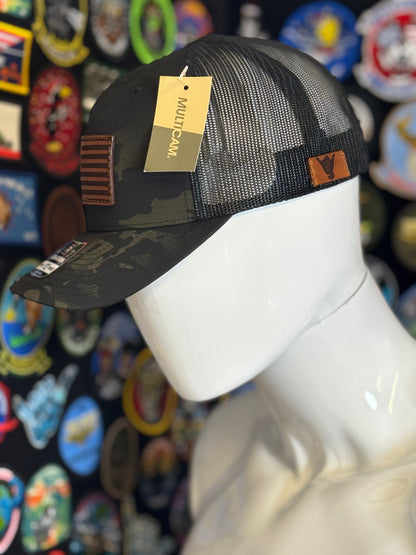 The American Flag Leather Patch Hat