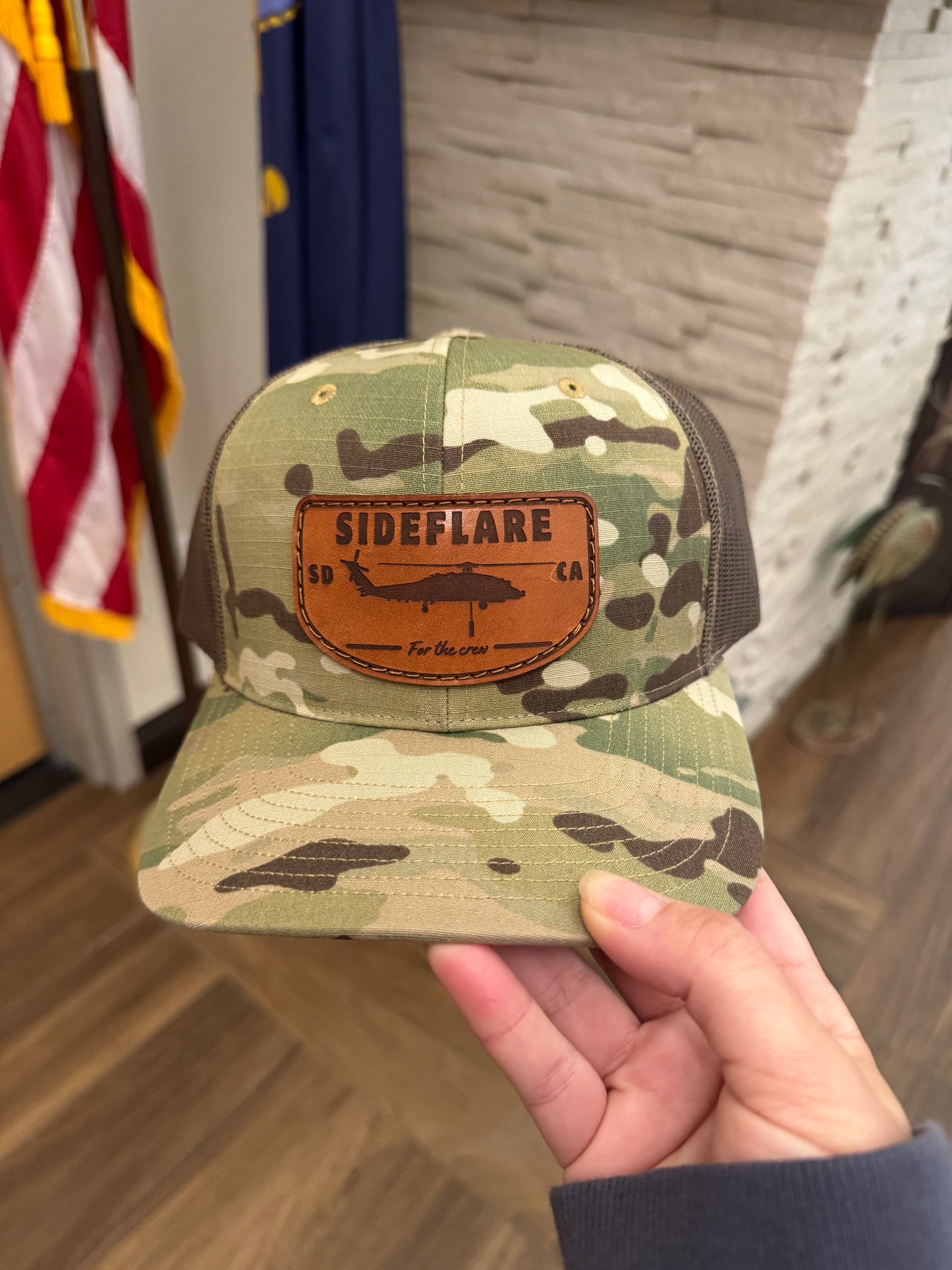 The Romeo Leather Patch Hat