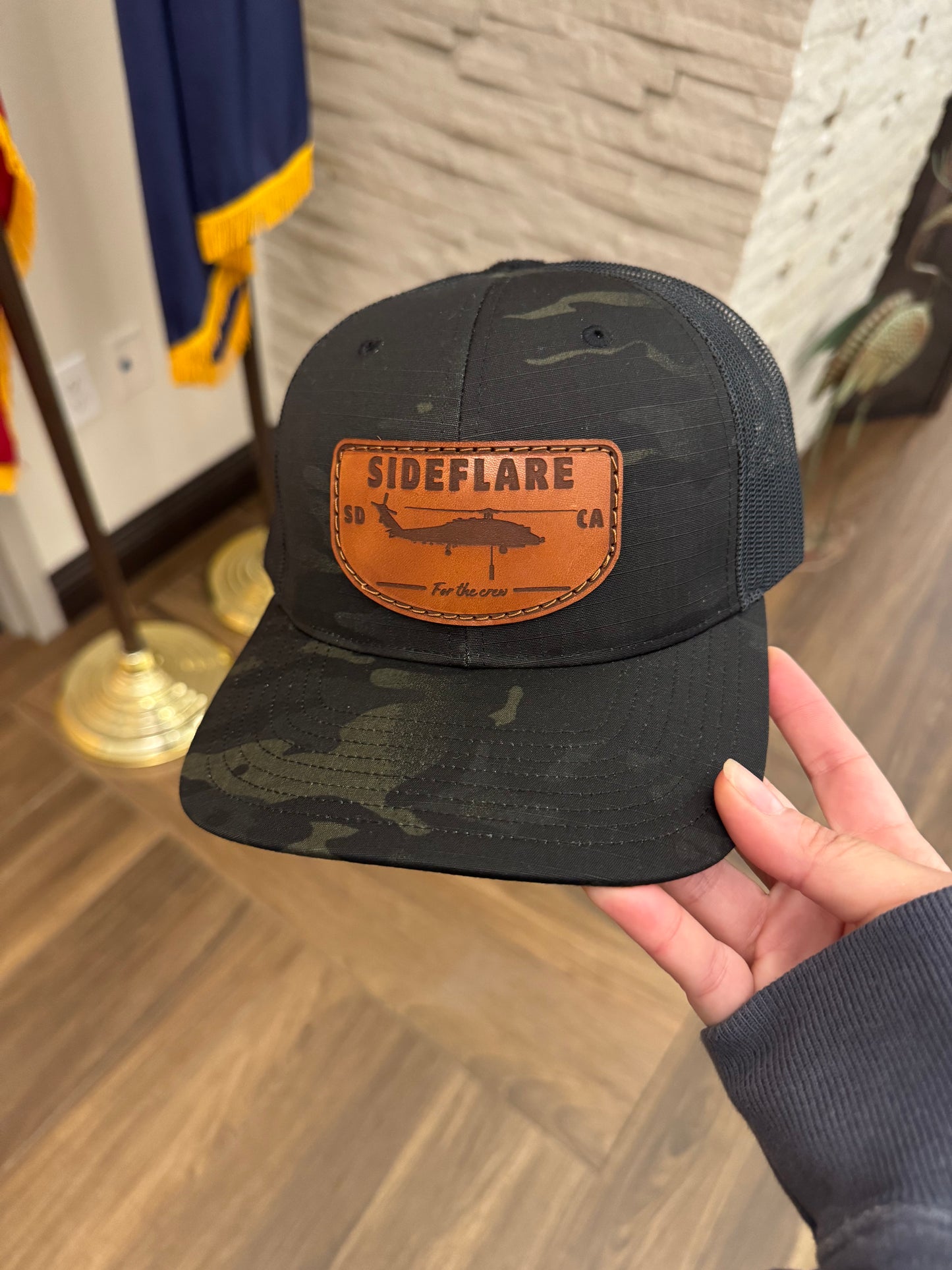 The Romeo Leather Patch Hat