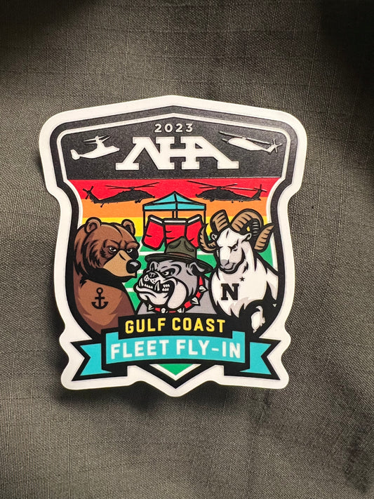 NHA Fleet Fly-In Sticker 3"