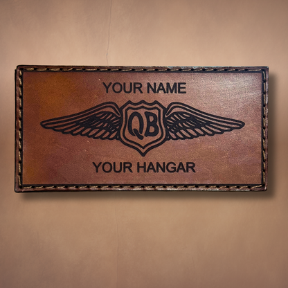 Leather Flightsuit Nametags
