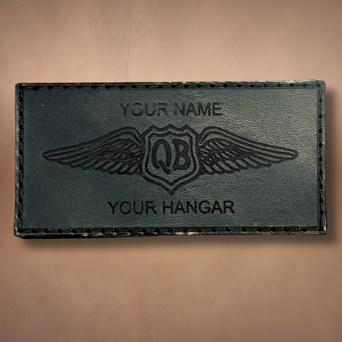 Leather Flightsuit Nametags