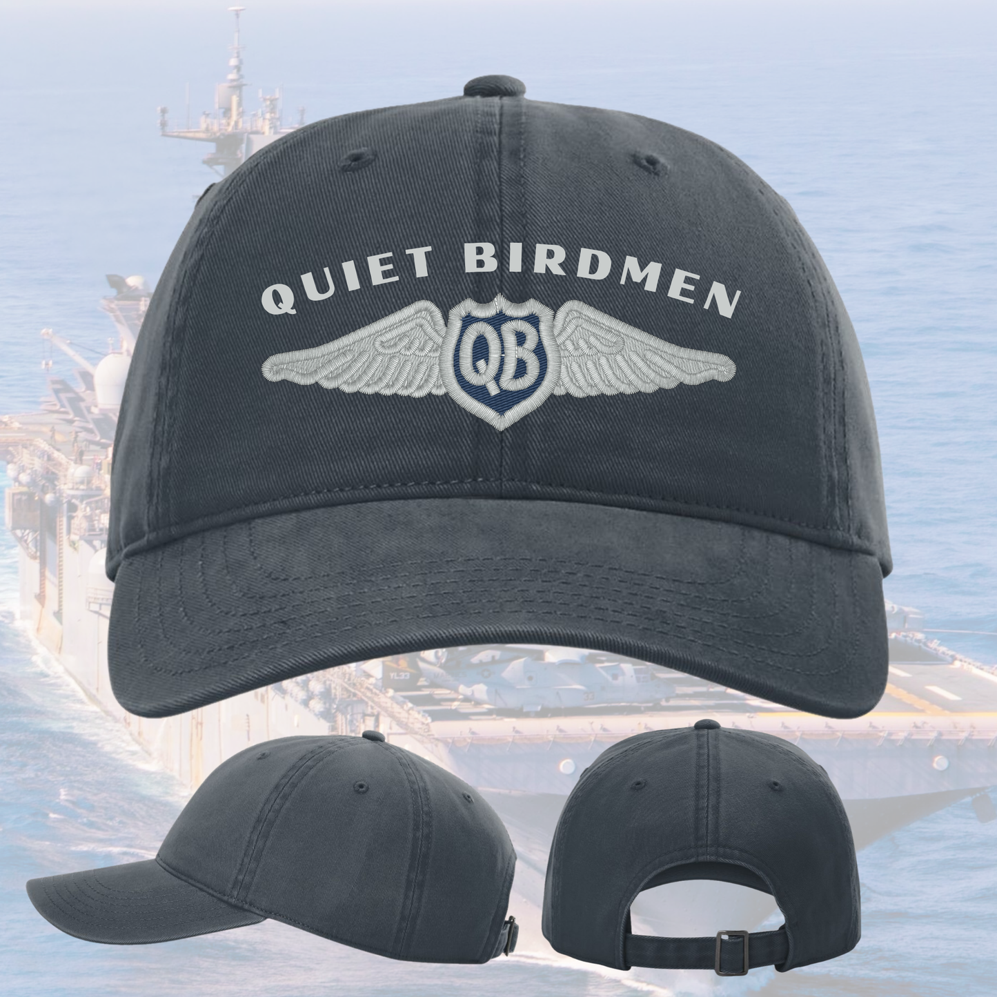 Quiet Birdmen Embroidered Cap